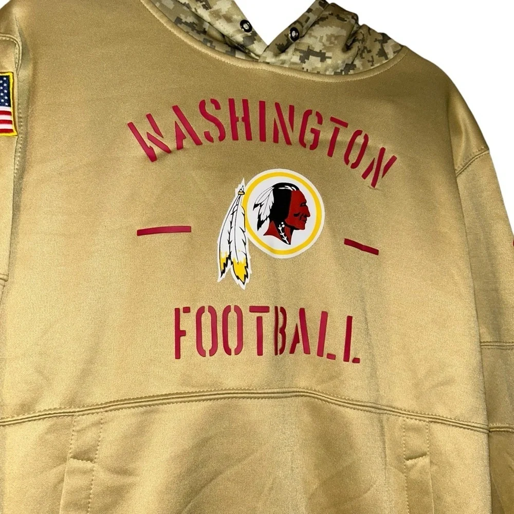 Nike washington redskins commanders Salute to Service Hoodie Sweatshirt small
